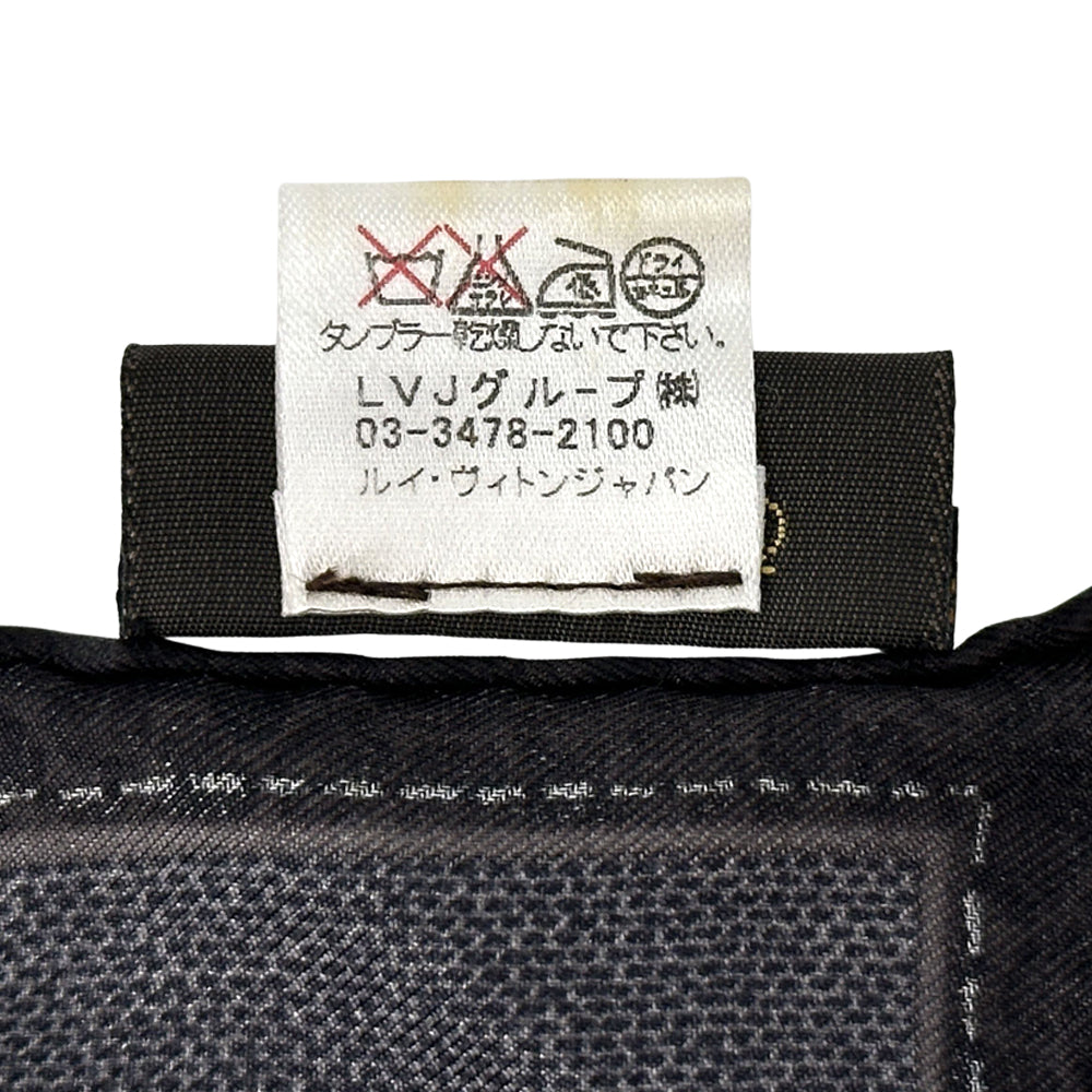 LOUIS VUITTON ルイ・ヴィトン カレ・ニューデニム スカーフ モノグラム ノワール ブラック シルク レディース 【中古】