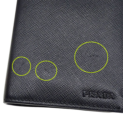 PRADA プラダ 長財布 ブラック 2MV836 メンズ 【中古】