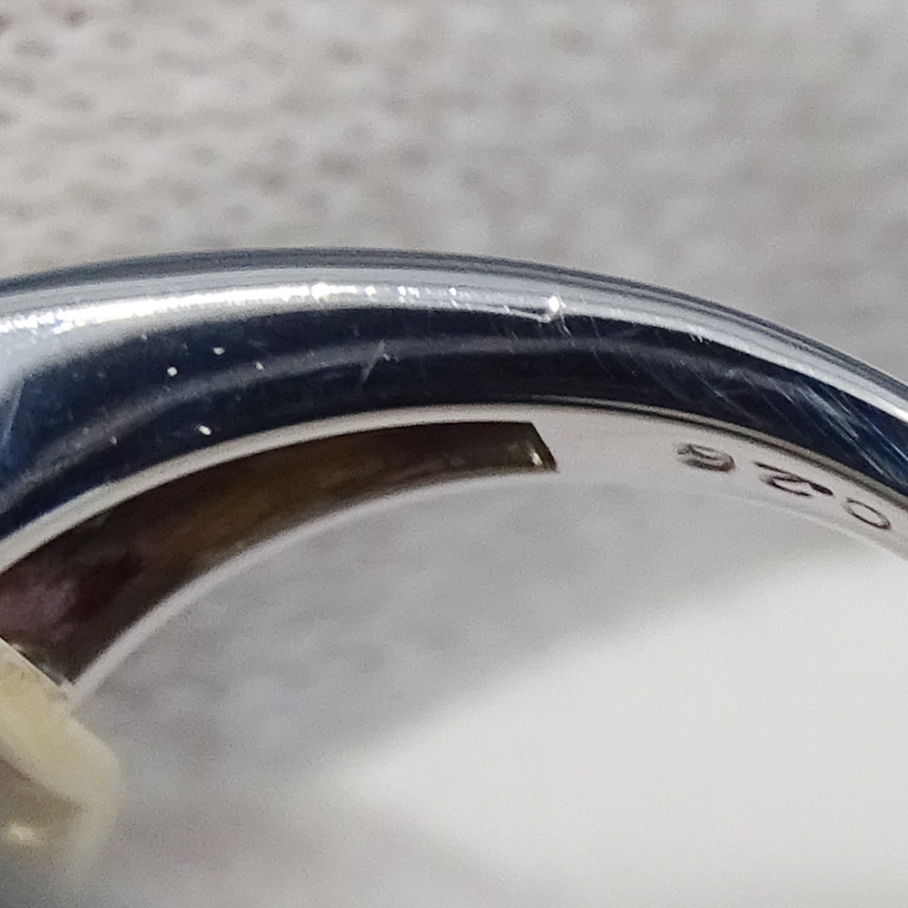 TASAKI タサキ リング 指輪 K18WG ホワイトゴールド イエローゴールド ダイヤモンド 約12.5号 レディース 磨き済み 【中古】