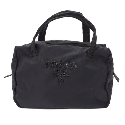 PRADA プラダ テスート ハンドバッグ ブラック B3764 ナイロン レディース 【中古】