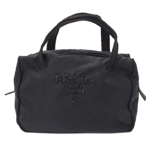 PRADA プラダ テスート ハンドバッグ ブラック B3764 ナイロン レディース 【中古】