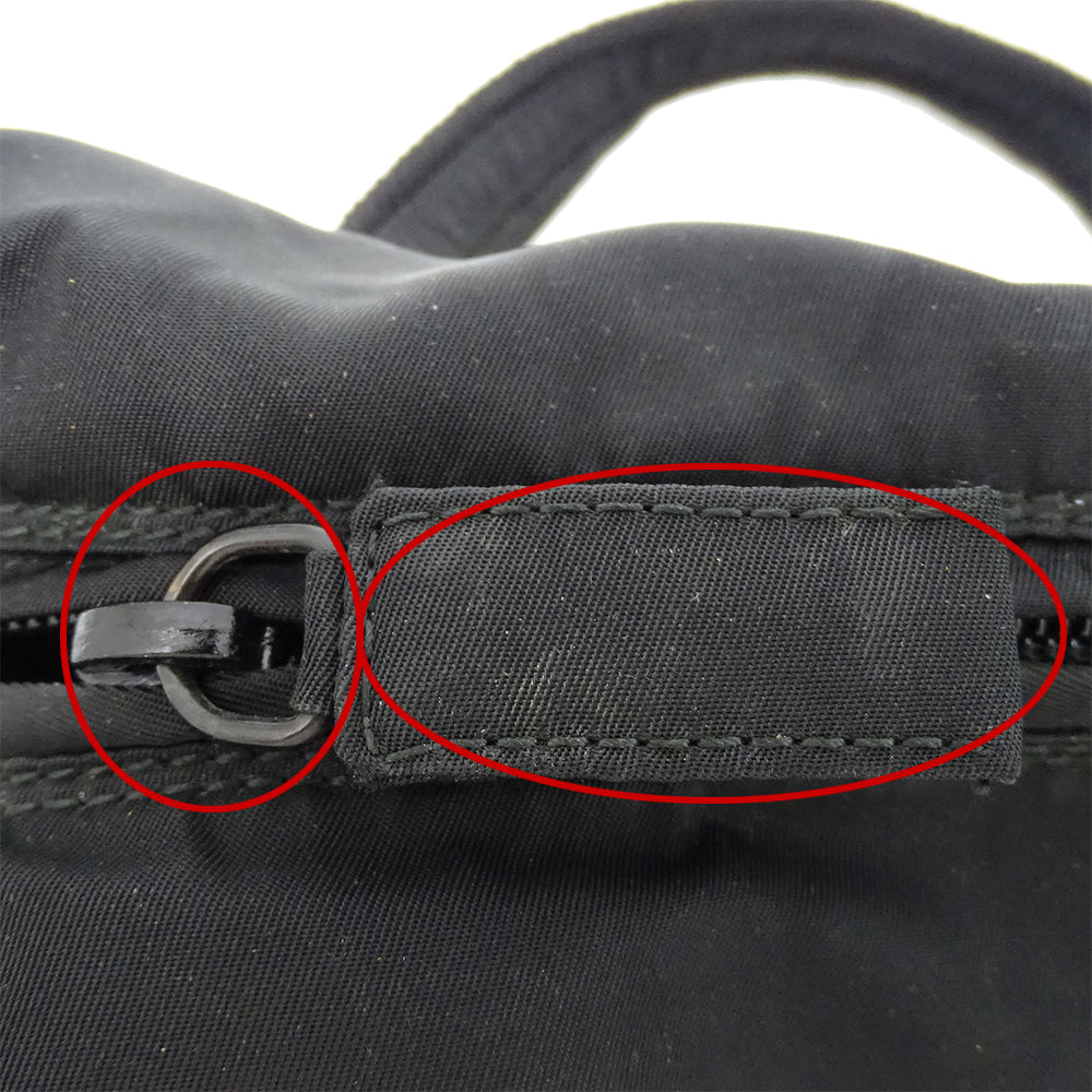 PRADA プラダ テスート ハンドバッグ ブラック B3764 ナイロン レディース 【中古】