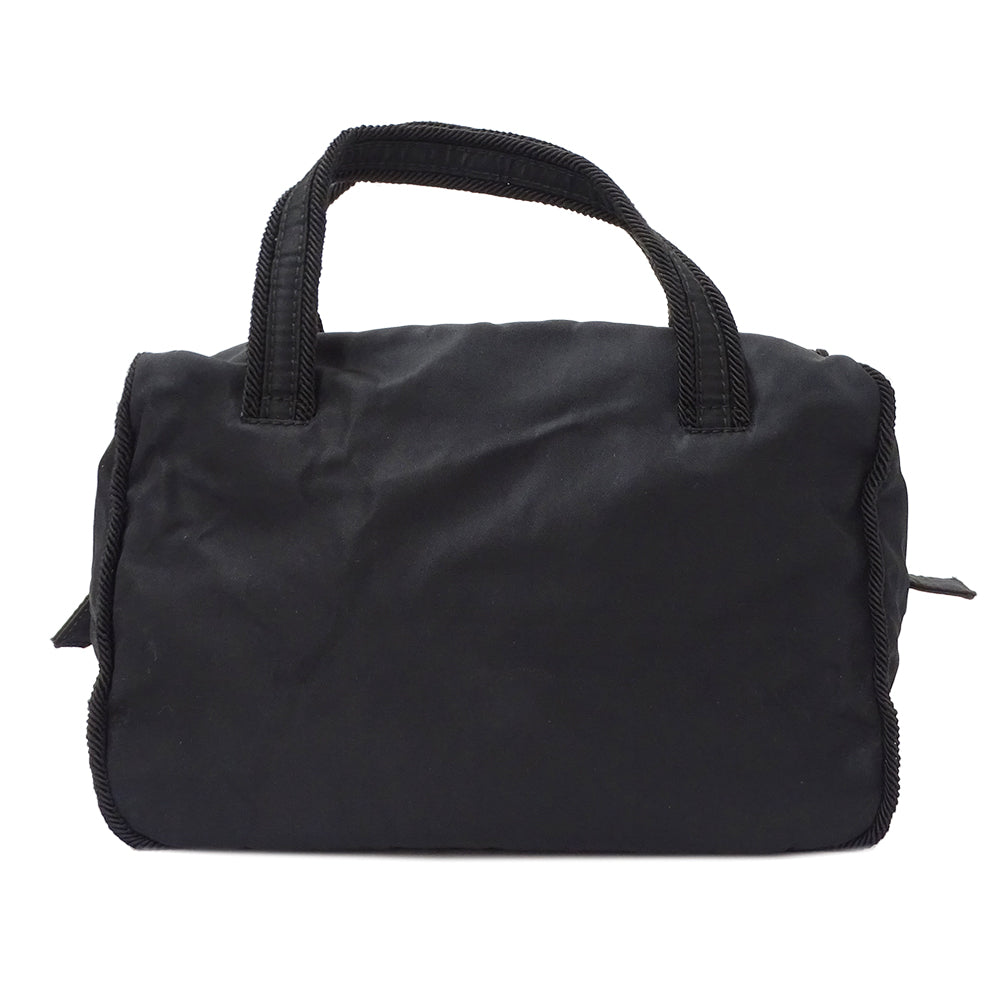 PRADA プラダ テスート ハンドバッグ ブラック B3764 ナイロン レディース 【中古】