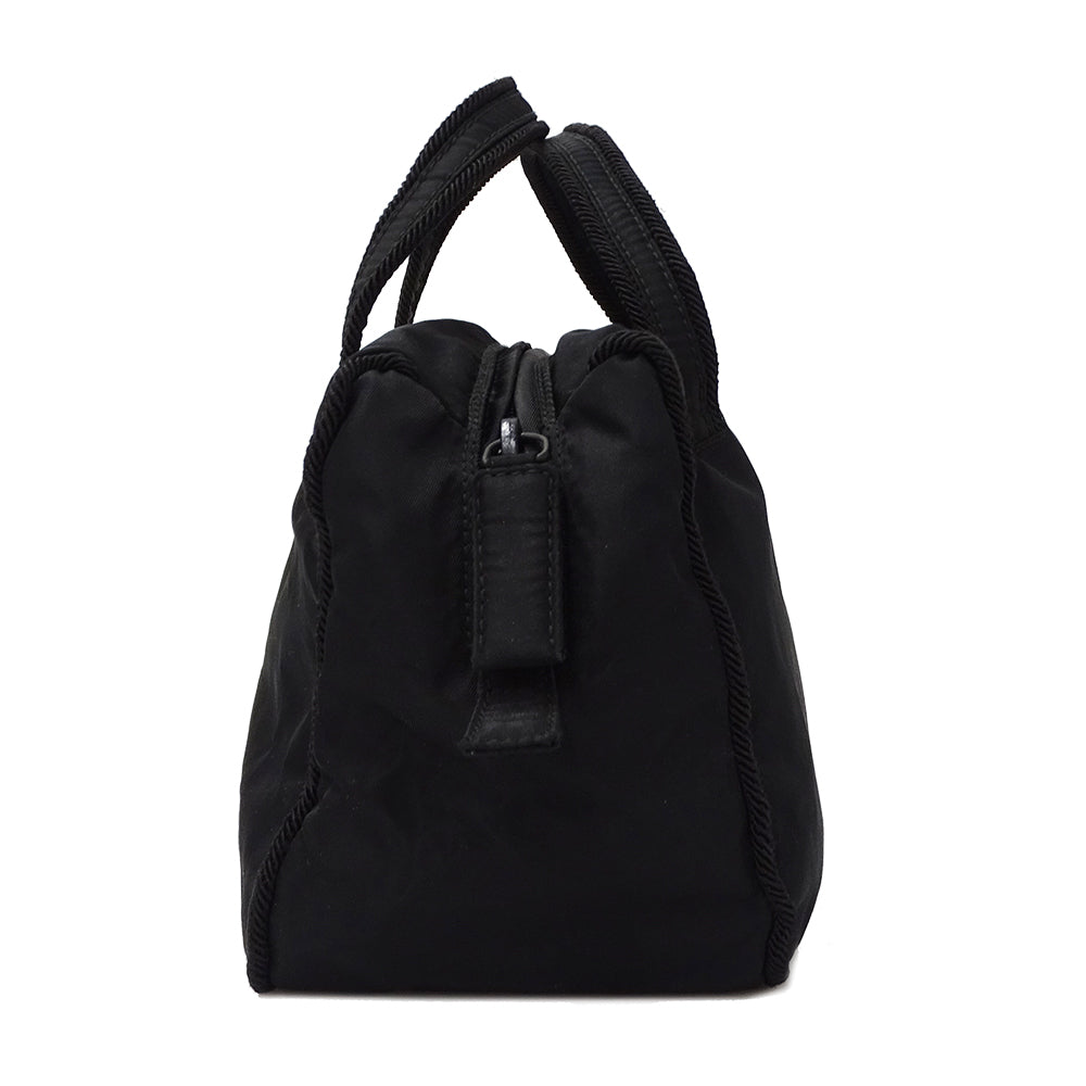 PRADA プラダ テスート ハンドバッグ ブラック B3764 ナイロン レディース 【中古】