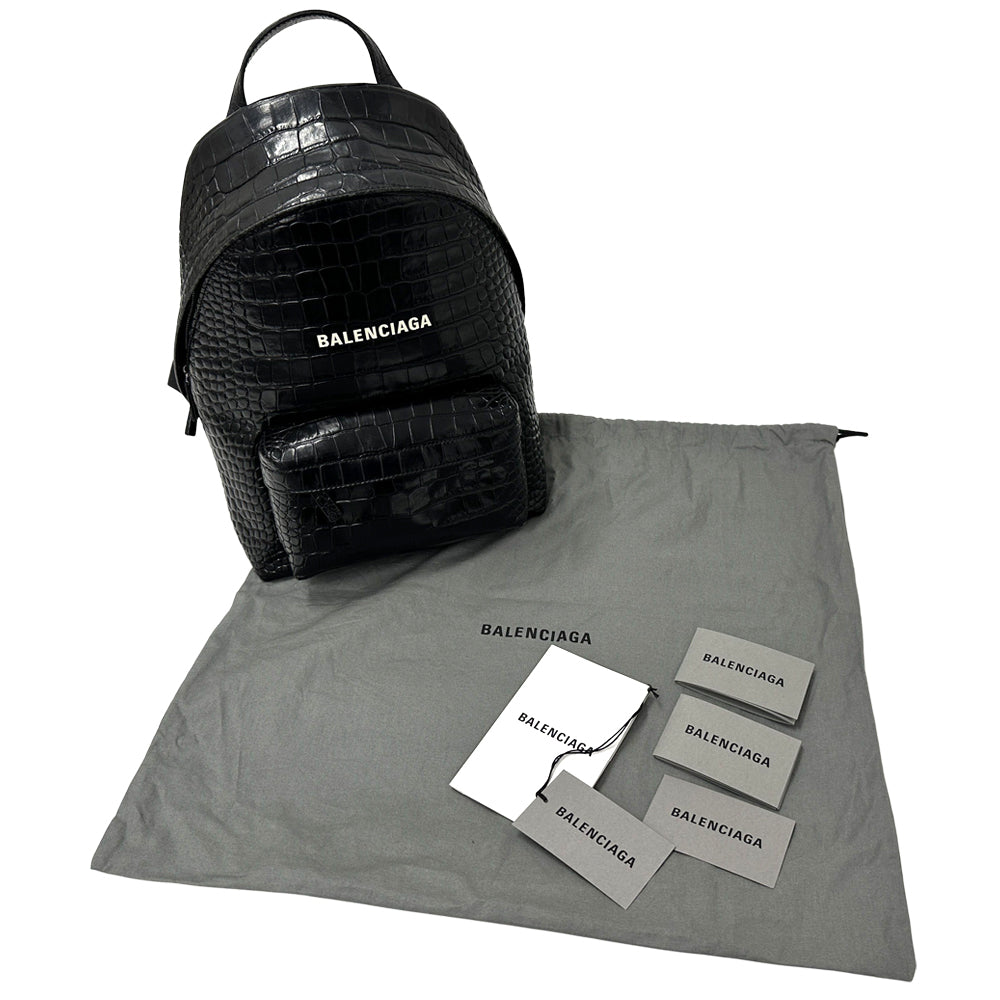 BALENCIAGA バレンシアガ リュック ブラック レディース メンズ 【中古】