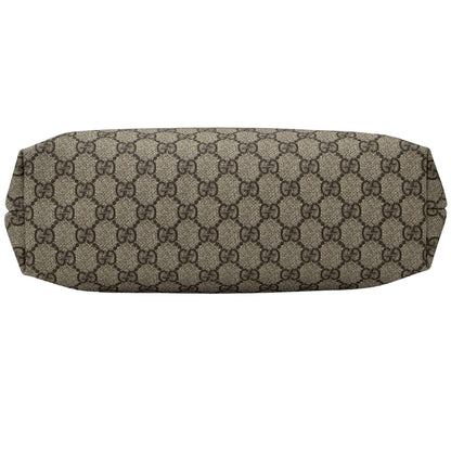 GUCCI グッチ トートバッグ GGスプリーム ブラウン ホワイト GGスプリームキャンバス レディース メンズ 【中古】