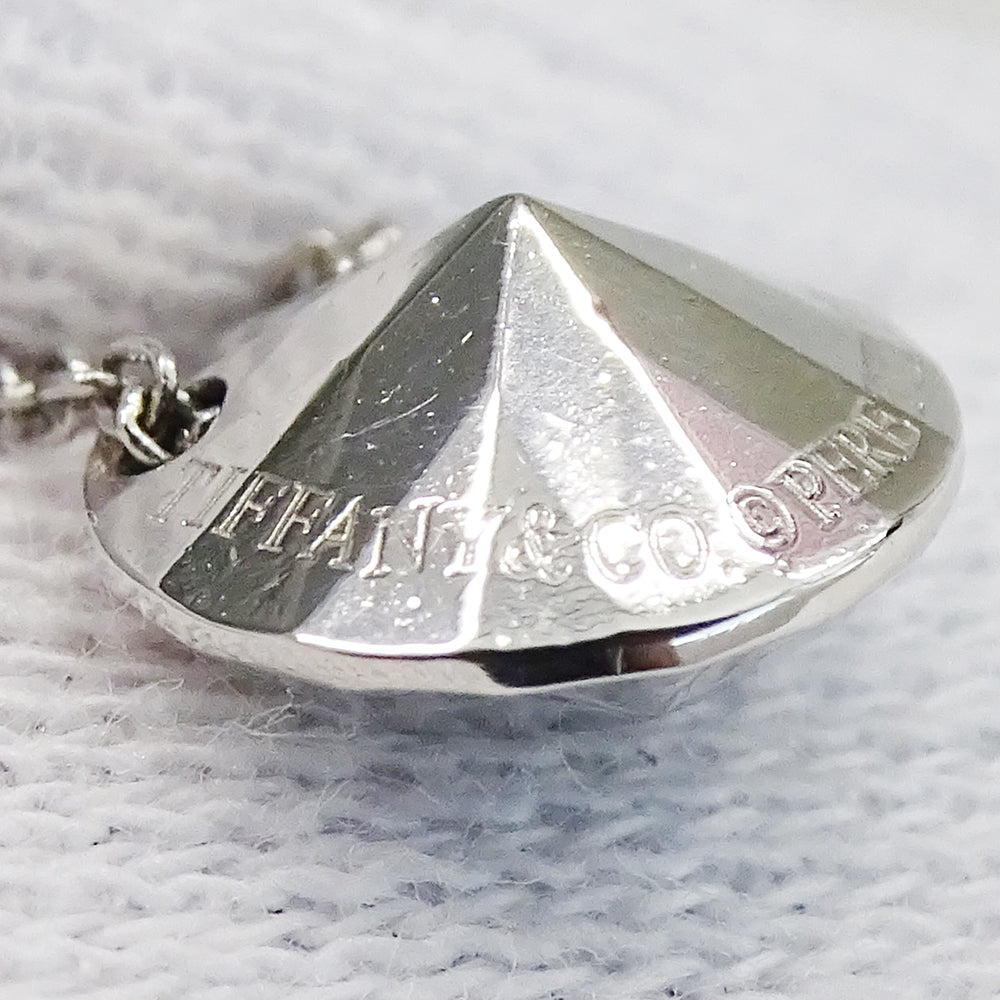 TIFFANY&Co. ティファニー エルサペレッティ ファセット ネックレス PT950 プラチナ レディース 磨き済み【中古】