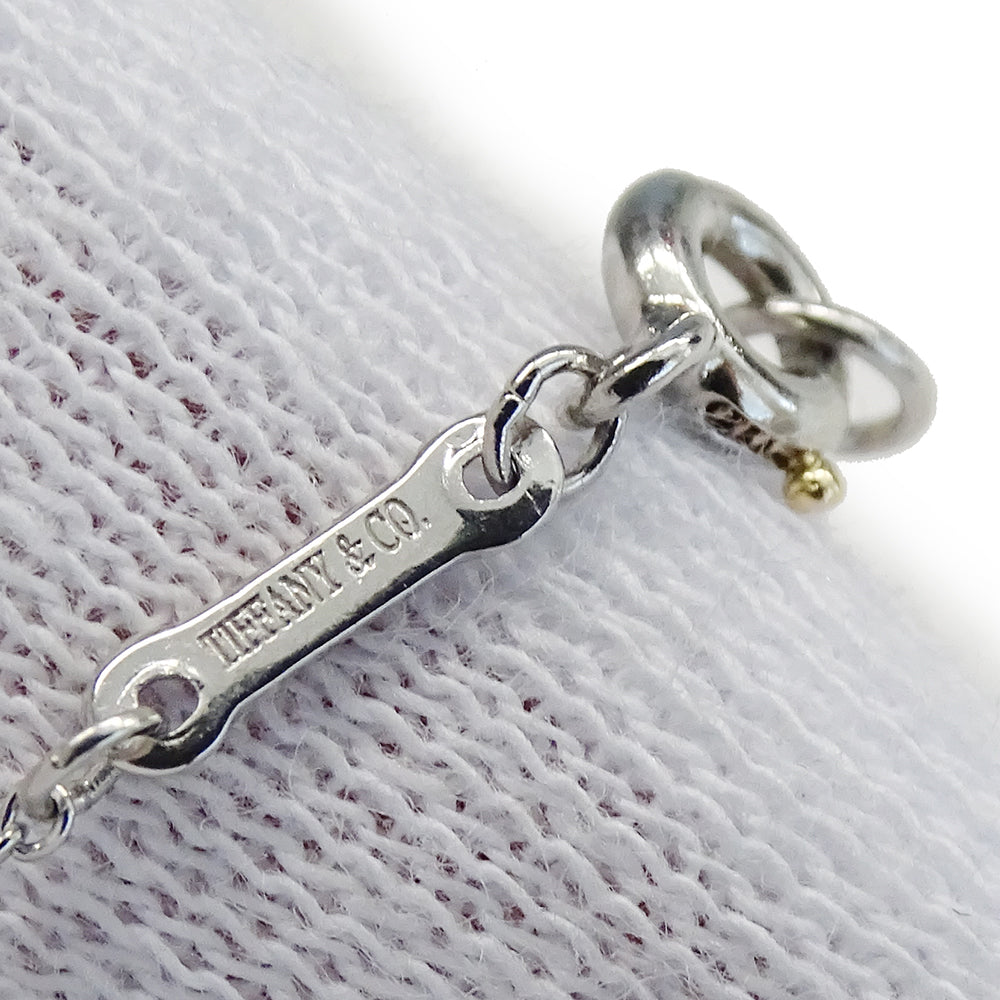 TIFFANY&Co. ティファニー エルサペレッティ ファセット ネックレス PT950 プラチナ レディース 磨き済み【中古】