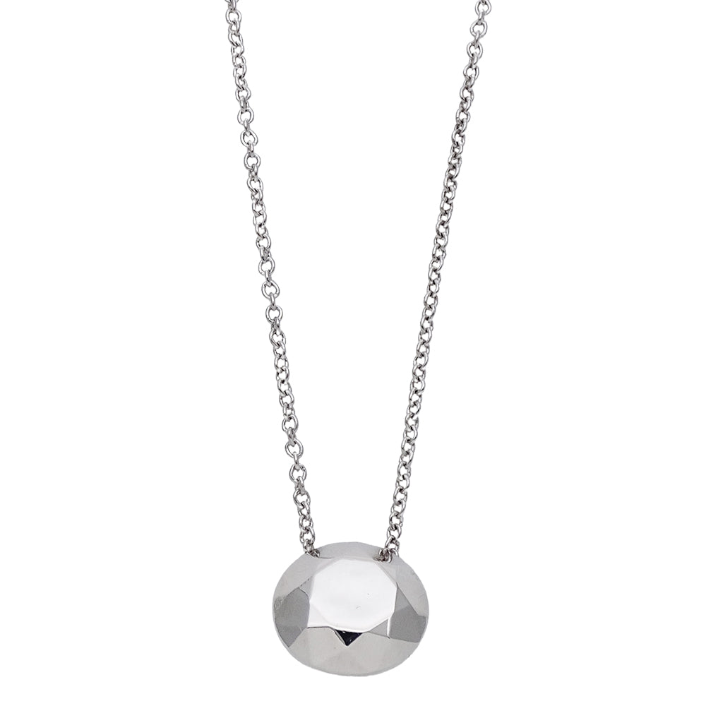 TIFFANY&Co. ティファニー エルサペレッティ ファセット ネックレス PT950 プラチナ レディース 磨き済み【中古】