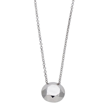 TIFFANY&Co. ティファニー エルサペレッティ ファセット ネックレス PT950 プラチナ レディース 磨き済み【中古】