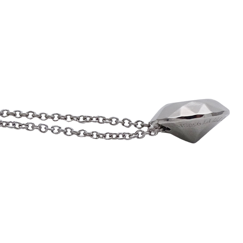 TIFFANY&Co. ティファニー エルサペレッティ ファセット ネックレス PT950 プラチナ レディース 磨き済み【中古】