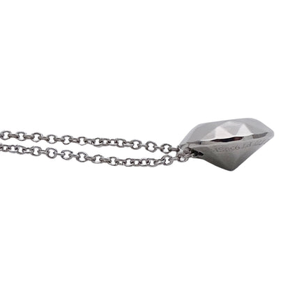 TIFFANY&Co. ティファニー エルサペレッティ ファセット ネックレス PT950 プラチナ レディース 磨き済み【中古】
