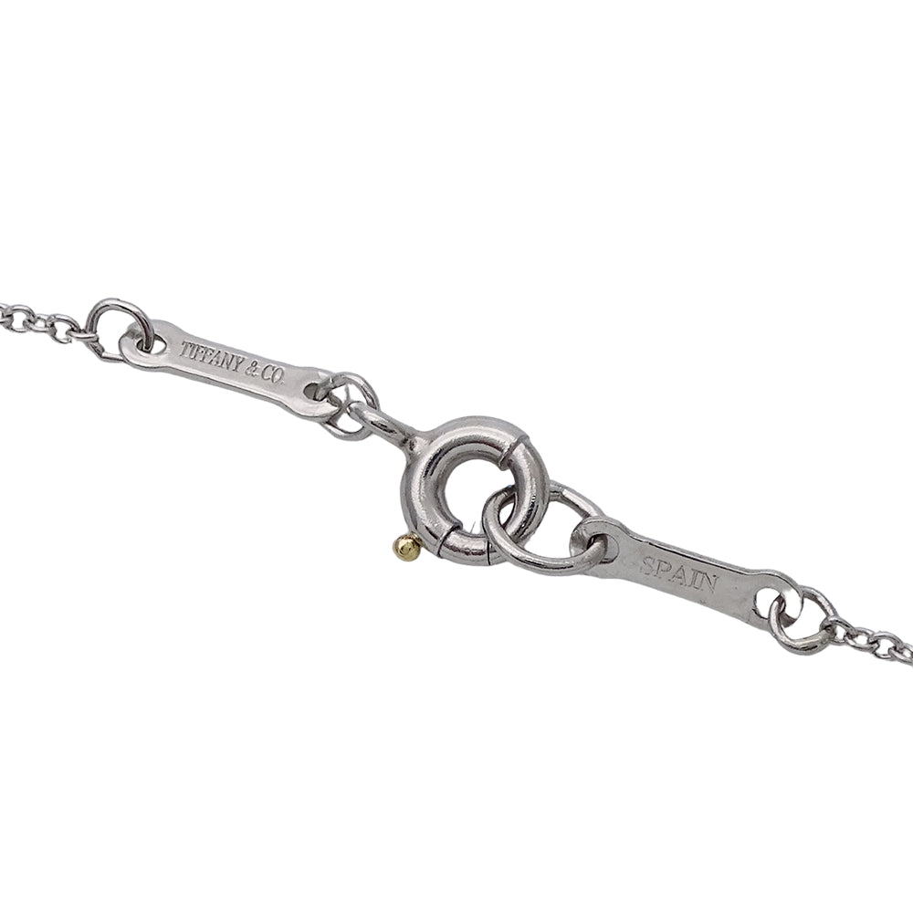 TIFFANY&Co. ティファニー エルサペレッティ ファセット ネックレス PT950 プラチナ レディース 磨き済み【中古】