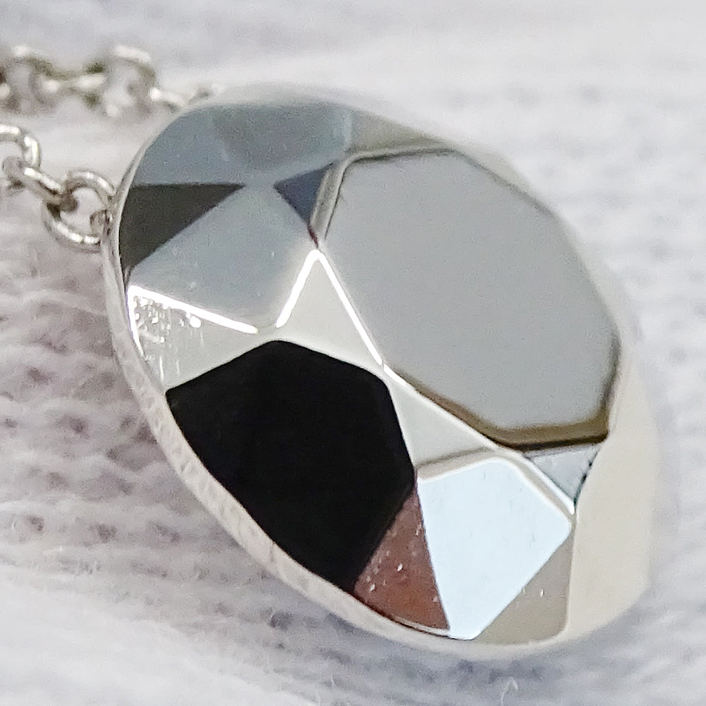 TIFFANY&Co. ティファニー エルサペレッティ ファセット ネックレス PT950 プラチナ レディース 磨き済み【中古】