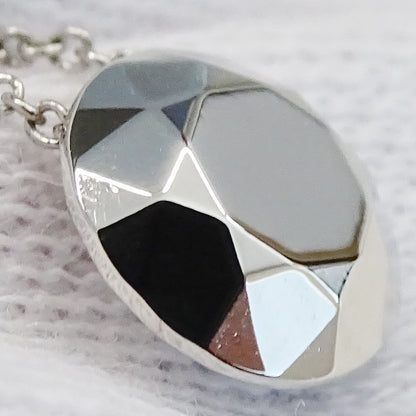TIFFANY&Co. ティファニー エルサペレッティ ファセット ネックレス PT950 プラチナ レディース 磨き済み【中古】