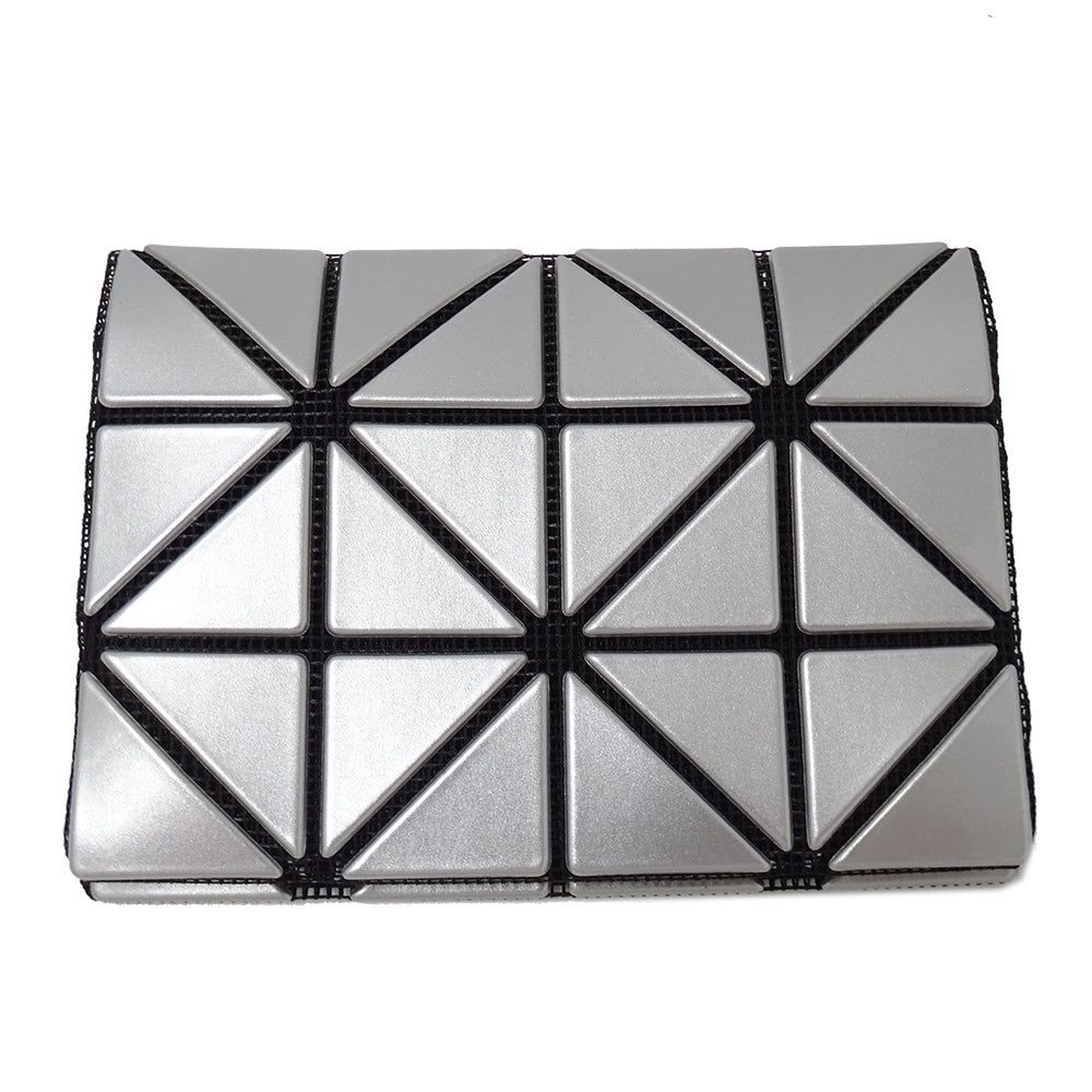 ISSEY MIYAKE イッセイミヤケ カードケース グレー シルバー PVC レディース 【中古】