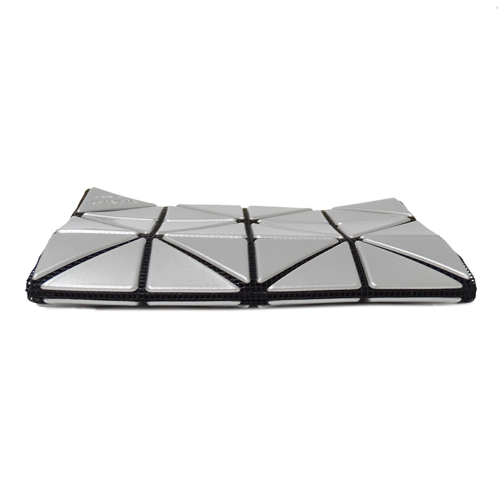 ISSEY MIYAKE イッセイミヤケ カードケース グレー シルバー PVC レディース 【中古】