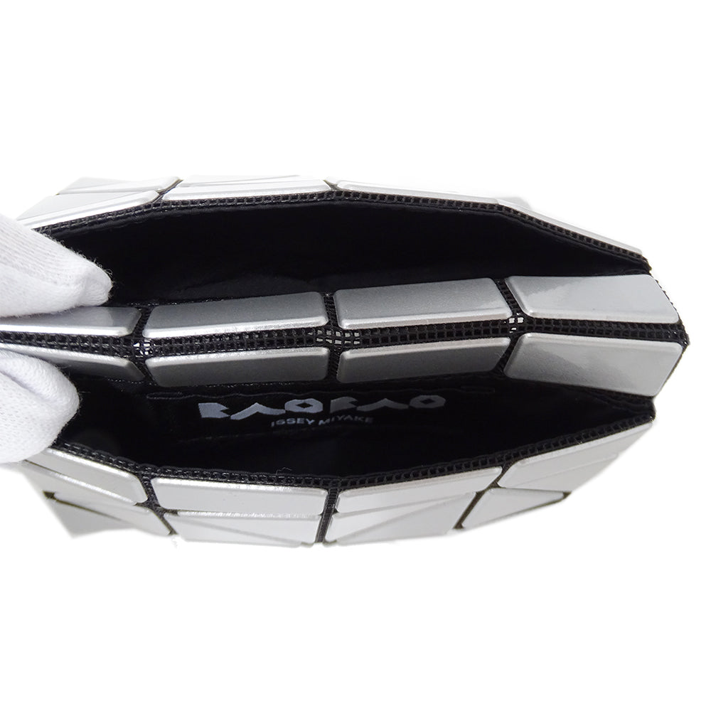 ISSEY MIYAKE イッセイミヤケ カードケース グレー シルバー PVC レディース 【中古】