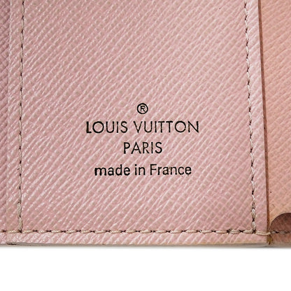 LOUIS VUITTON ルイ・ヴィトン ポルトフォイユ ゾエ 三つ折り財布 ダミエ アズール ローズバレリーヌ N60168 ダミエアズールキャンバス レディース 【中古】