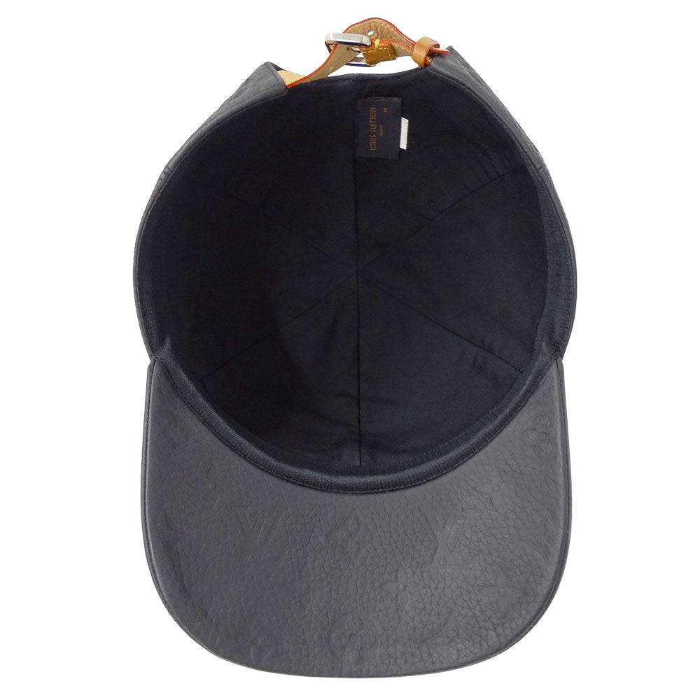 LOUIS VUITTON ルイ・ヴィトン キャスケット 1.1 モノグラム キャップ ノワール ブラック MP2605 メンズ 【中古】