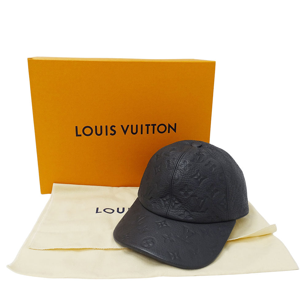 LOUIS VUITTON ルイ・ヴィトン キャスケット 1.1 モノグラム キャップ ノワール ブラック MP2605 メンズ 【中古】