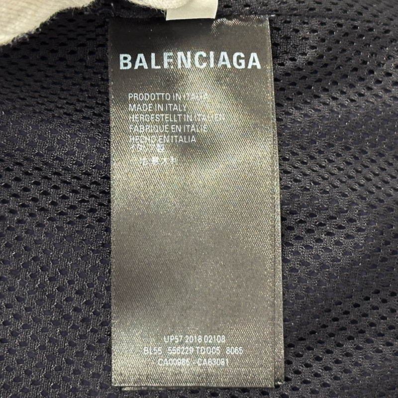 BALENCIAGA バレンシアガ アノラックパーカー ネイビー 556229 ナイロン メンズ 【中古】