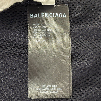 BALENCIAGA バレンシアガ アノラックパーカー ネイビー 556229 ナイロン メンズ 【中古】