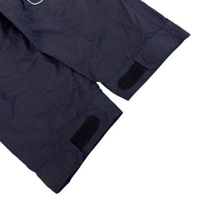 BALENCIAGA バレンシアガ アノラックパーカー ネイビー 556229 ナイロン メンズ 【中古】