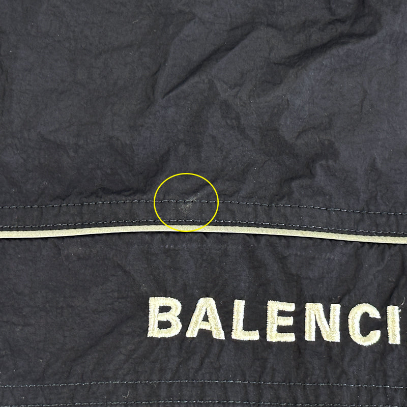 BALENCIAGA バレンシアガ アノラックパーカー ネイビー 556229 ナイロン メンズ 【中古】
