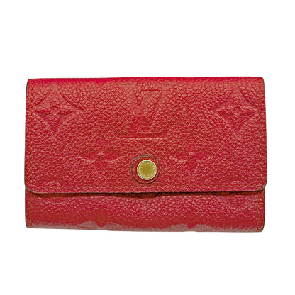 LOUIS VUITTON ルイ・ヴィトン ミュルティクレ6 キーケース アンプラント スカーレット M63708 モノグラムアンプラント レディース 【中古】