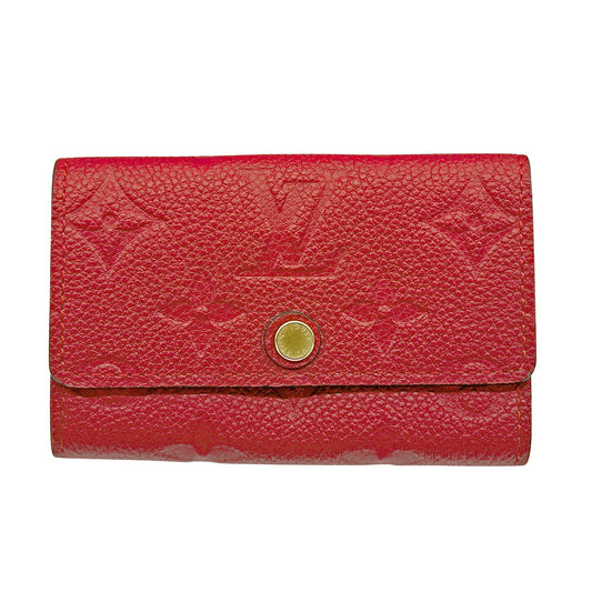 LOUIS VUITTON ルイ・ヴィトン ミュルティクレ6 キーケース アンプラント スカーレット M63708 モノグラムアンプラント レディース 【中古】