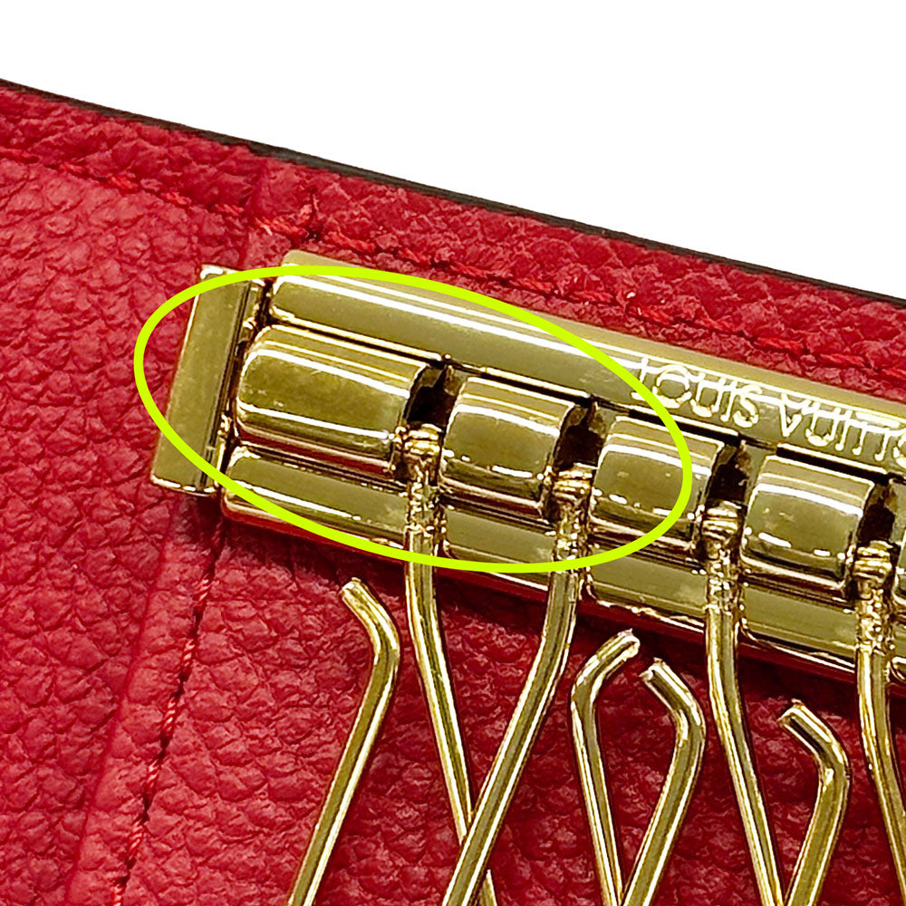 LOUIS VUITTON ルイ・ヴィトン ミュルティクレ6 キーケース アンプラント スカーレット M63708 モノグラムアンプラント レディース 【中古】