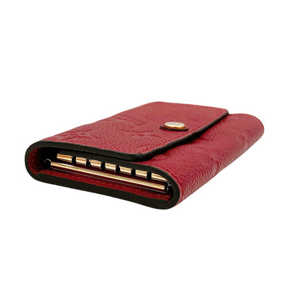 LOUIS VUITTON ルイ・ヴィトン ミュルティクレ6 キーケース アンプラント スカーレット M63708 モノグラムアンプラント レディース 【中古】