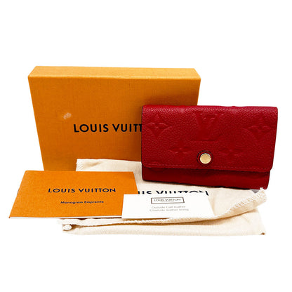 LOUIS VUITTON ルイ・ヴィトン ミュルティクレ6 キーケース アンプラント スカーレット M63708 モノグラムアンプラント レディース 【中古】