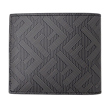 FENDI フェンディ 二つ折り財布 ズッカ ブラック～グレー 7M0169 レザー メンズ 【中古】