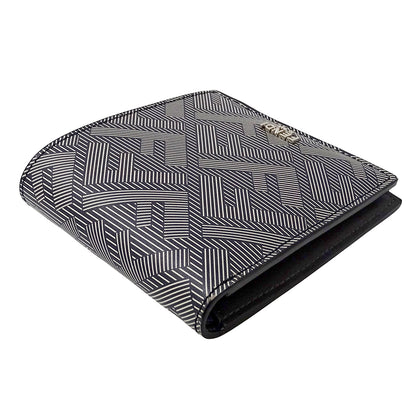 FENDI フェンディ 二つ折り財布 ズッカ ブラック～グレー 7M0169 レザー メンズ 【中古】
