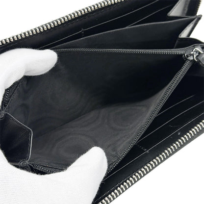 GUCCI グッチ GGエンボス ジップアラウンドウォレット 長財布 ブラック 625558 メンズ 【中古】