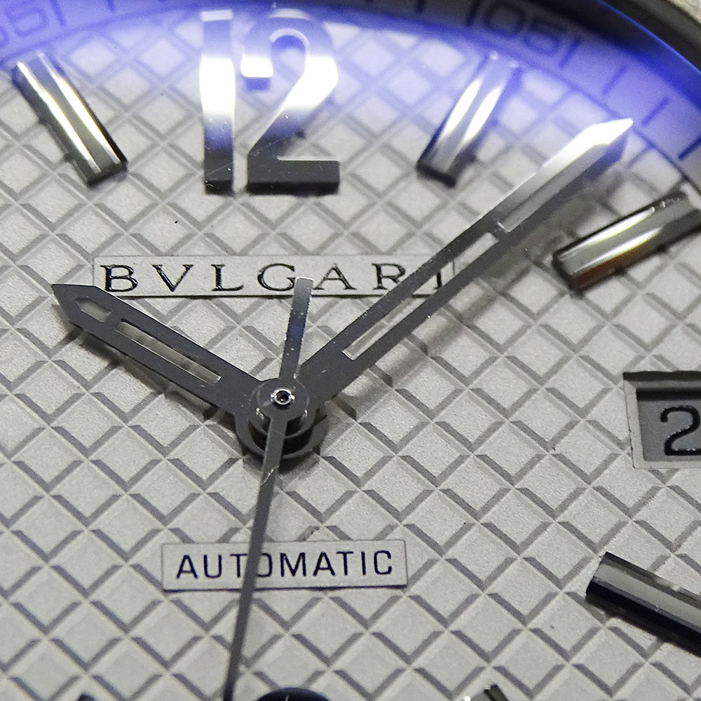 BVLGARI ブルガリ ディアゴノ DG40S メンズ 腕時計 デイト 自動巻き AT ステンレス SS 磨き済み 【中古】