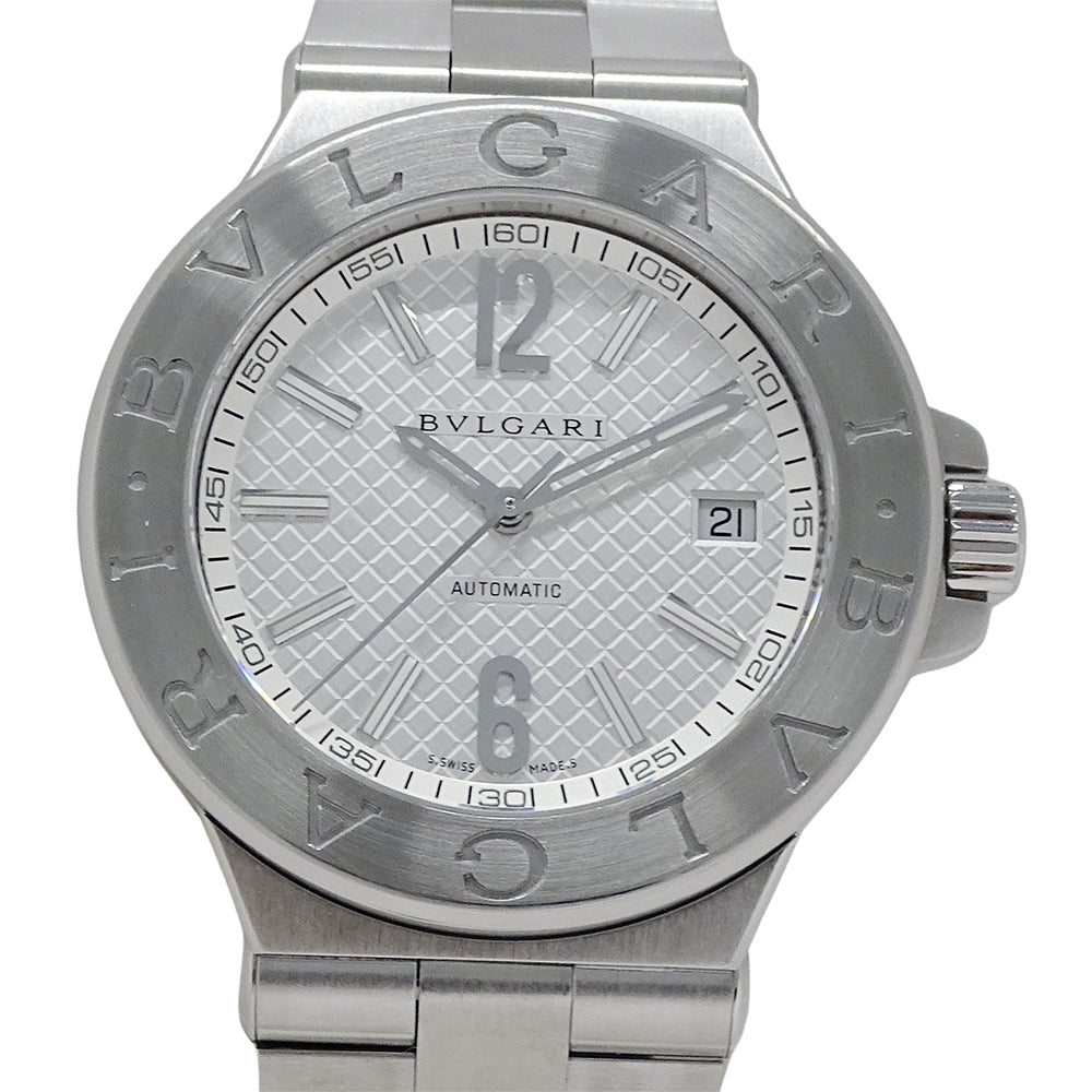 BVLGARI ブルガリ ディアゴノ DG40S メンズ 腕時計 デイト 自動巻き AT ステンレス SS 磨き済み 【中古】