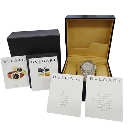 BVLGARI ブルガリ ディアゴノ DG40S メンズ 腕時計 デイト 自動巻き AT ステンレス SS 磨き済み 【中古】