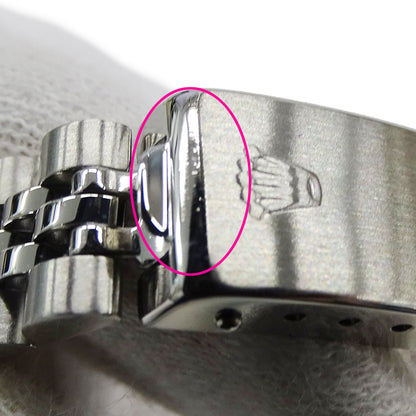 ROLEX ロレックス デイトジャスト 69174 L番 レディース 腕時計 自動巻き AT ステンレス SS ホワイトゴールド WG 磨き済み 【中古】