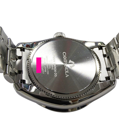 CITIZEN シチズン カンパノラ 天彩星 あまいろほし BU0020-71E メンズ 腕時計 ムーンフェイズ エコドライブ ステンレス SS ブラック 磨き済み 【中古】