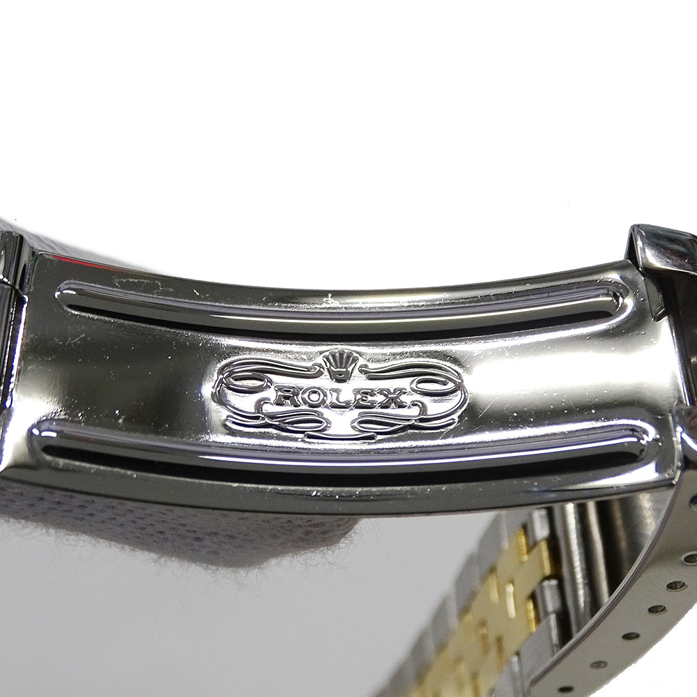 ROLEX ロレックス デイトジャスト 16013 88番台 メンズ 腕時計 自動巻き AT SS YG ブラック OH･磨き済み【中古】