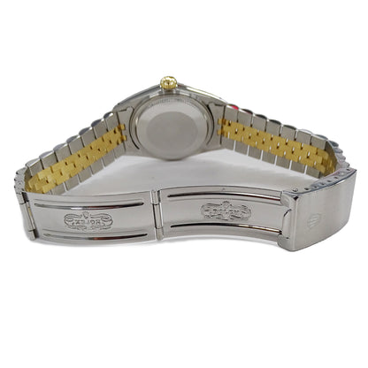 ROLEX ロレックス デイトジャスト 16013 88番台 メンズ 腕時計 自動巻き AT SS YG ブラック OH･磨き済み【中古】