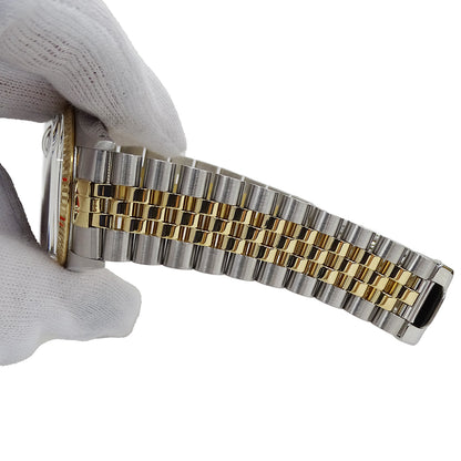 ROLEX ロレックス デイトジャスト 16013 88番台 メンズ 腕時計 自動巻き AT SS YG ブラック OH･磨き済み【中古】