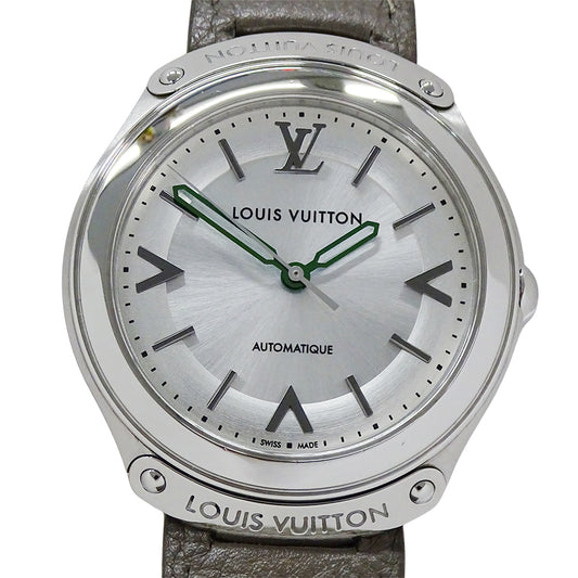 LOUIS VUITTON ルイ・ヴィトン フィフティーファイブ Q6G20 メンズ 腕時計 自動巻き AT ステンレス SS レザー 磨き済み 【中古】