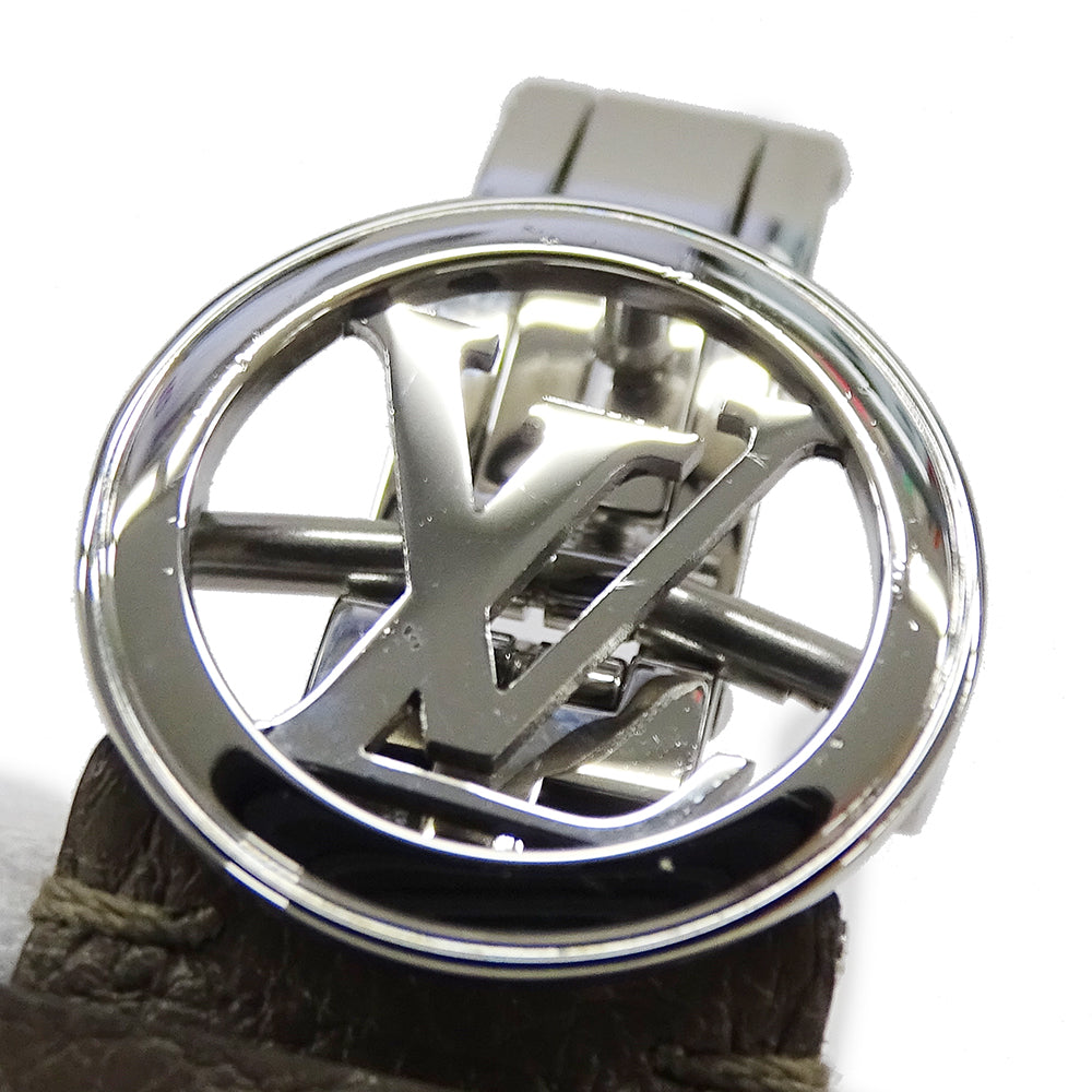 LOUIS VUITTON ルイ・ヴィトン フィフティーファイブ Q6G20 メンズ 腕時計 自動巻き AT ステンレス SS レザー 磨き済み 【中古】