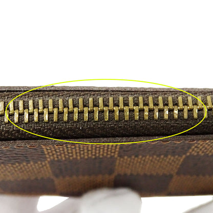 LOUIS VUITTON ルイ・ヴィトン カードキーケース ポシェット･クレ コインケース ダミエ エベヌ ブラウン N62658 ダミエキャンバス レディース メンズ 【中古】