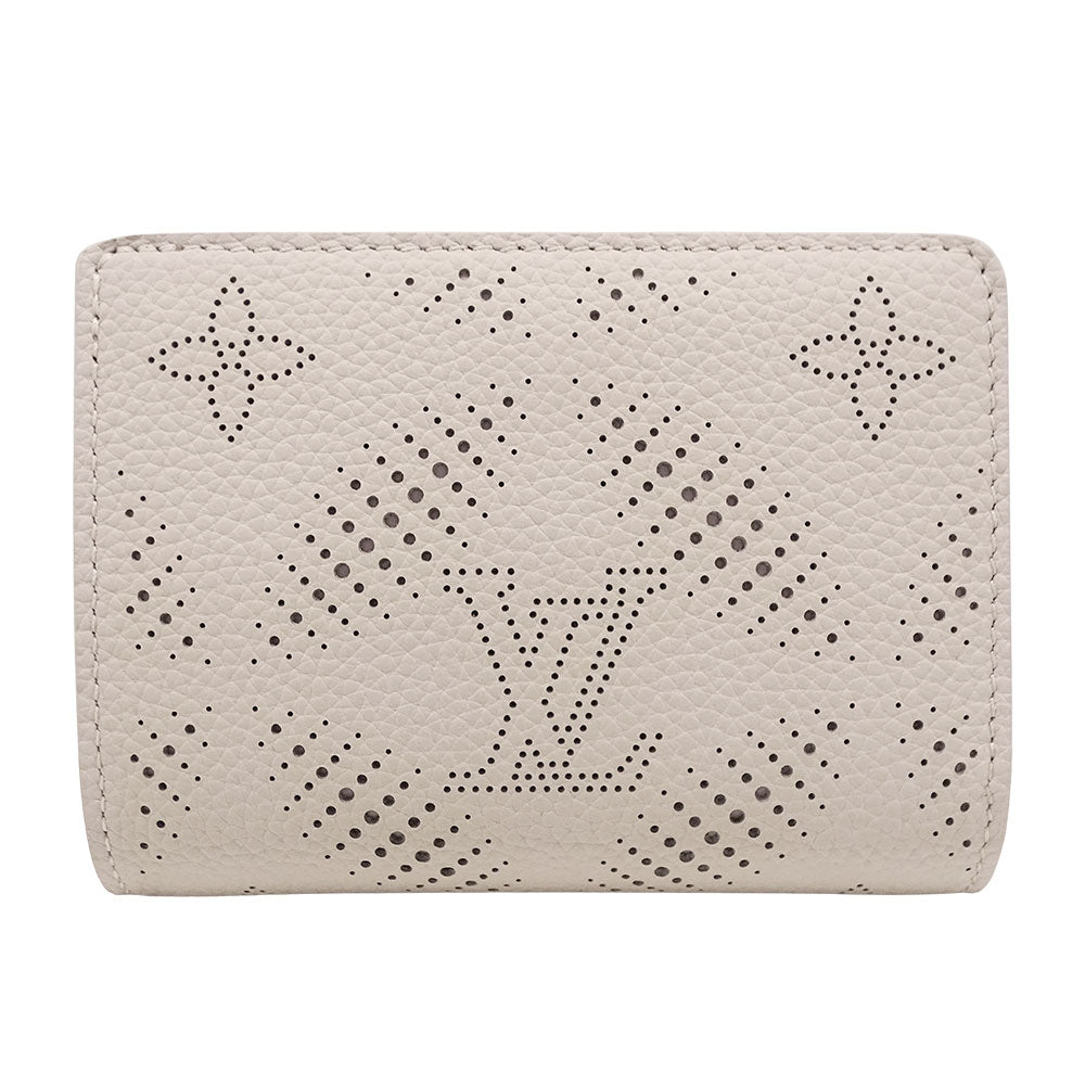 LOUIS VUITTON ルイ・ヴィトン ポルトフォイユ・クレア 二つ折り財布 マヒナ ブルームグレー M13470 モノグラムマヒナ レディース 【中古】