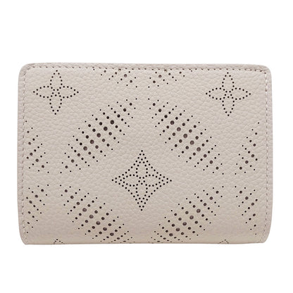 LOUIS VUITTON ルイ・ヴィトン ポルトフォイユ・クレア 二つ折り財布 マヒナ ブルームグレー M13470 モノグラムマヒナ レディース 【中古】